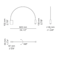 Estiluz Volta A-3531 LED-Wandleuchte – Bild 8