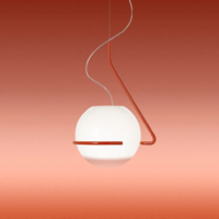 Foscarini Tonda Pendelleuchte Rot