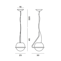 Foscarini Tonda Piccola Pendelleuchte – Bild 18