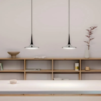 GRAU Falling Leaf LED-Pendelleuchte