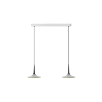 GRAU Falling Leaf Trace mit 2 Pendel polished Black