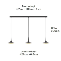 GRAU Falling Leaf Trace mit 3 Pendel – Bild 9