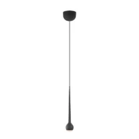 GRAU Falling Sun LED-Pendelleuchte Schwarz Matt Aufbau