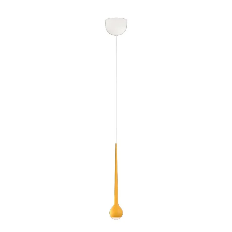 GRAU Falling Sun LED-Pendelleuchte Sun Orange Aufbau