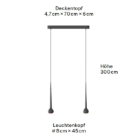 GRAU Falling Sun Trace mit 2 Pendel – Bild 11