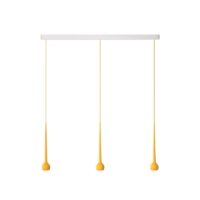 GRAU Falling Sun Trace mit 3 Pendel Sun orange