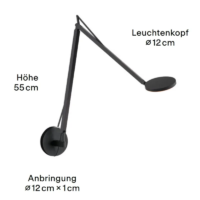 GRAU John LED-Wandleuchte – Bild 11