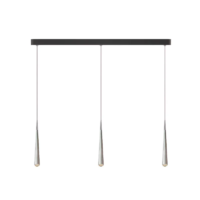 GRAU Niceone Trace Pendelleuchte 3-flammig Raw