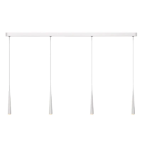 GRAU Niceone Trace Pendelleuchte 4-flammig Raw