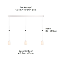 GRAU Oh China Trace LED-Pendelleuchte – Bild 7