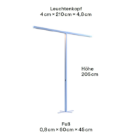 GRAU Team Cowork LED-Stehleuchte – Bild 14