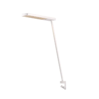 GRAU Xt-a Single LED-Tischleuchte Weiß Klemme