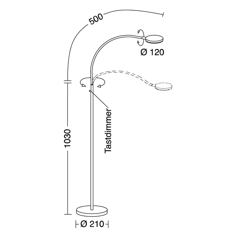 Holtkötter Flex S LED-Stehleuchte – Bild 18