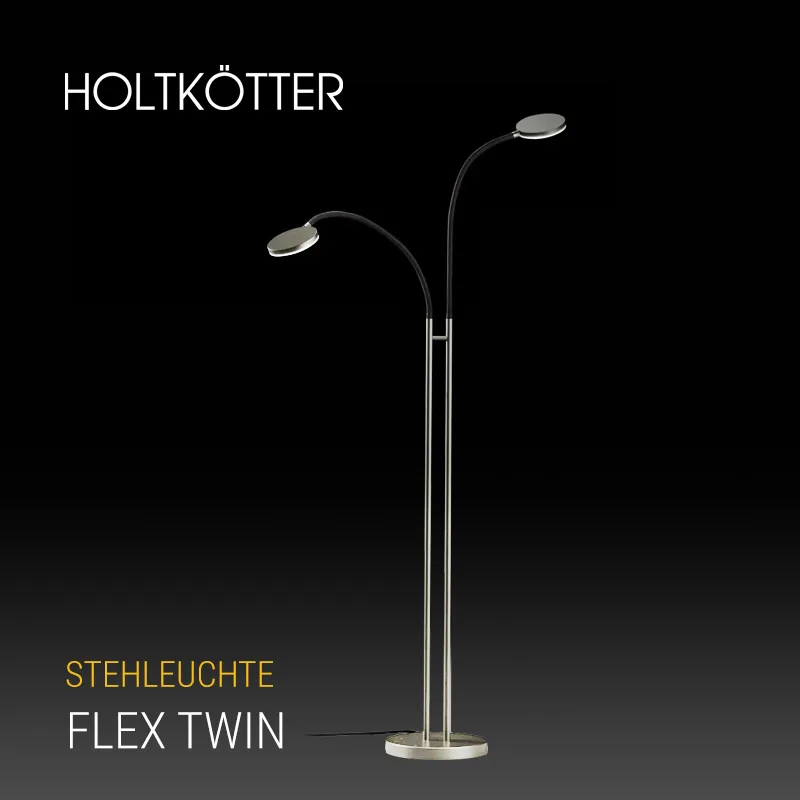 Holtkötter Flex Twin LED-Stehleuchte