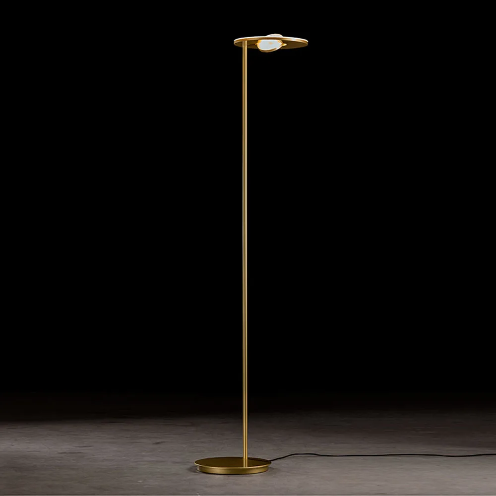 Holtkötter Nova OOG LED-Deckenfluter Eloxal Messing