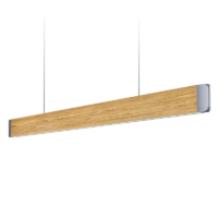 Grimmeisen Onyxx Linea Pro Pendelleuchte Naturholz Eiche - Silber