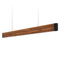 Grimmeisen Onyxx Linea Pro Pendelleuchte Naturholz Nussbaum Schwarz
