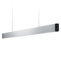 Grimmeisen Onyxx Linea Pro Pendelleuchte Stylecover Metall silbernes Aluminium Schwarz