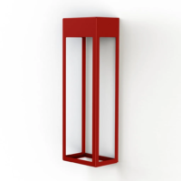 Roger Pradier Hogar N° 2 LED-Außenwandleuchte Tomatenrot