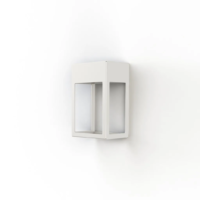 Roger Pradier Hogar N° 3 LED-Außenwandleuchte Reinweiß