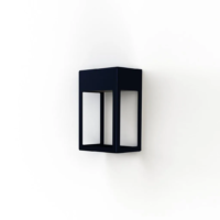 Roger Pradier Hogar N° 3 LED-Außenwandleuchte Stahlblau