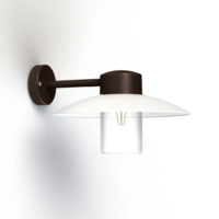 Roger Pradier Aubanne N° 1 LED-Außenwandleuchte Rost
