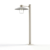 Roger Pradier Aubanne N° 3 LED-Pollerleuchte Reinweiß