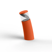 Roger Pradier Bamboo N° 2 Pollerleuchte Reinorange