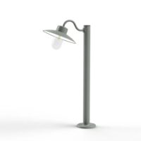 Roger Pradier Belcour N° 3 Pollerleuchte Metallgrau