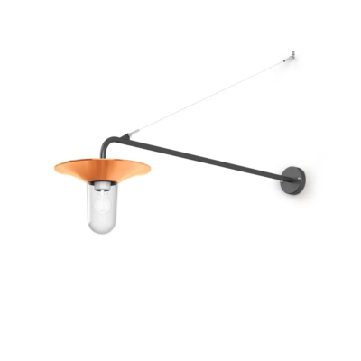 Roger Pradier Cooper N° 3 Außenwandleuchte Kupfer gebürstet lackiert