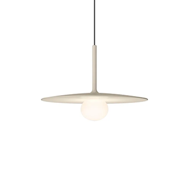 Vibia Tempo 5770 LED-Pendelleuchte Weiß Cream