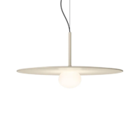 Vibia Tempo 5776 LED-Pendelleuchte Weiß Cream