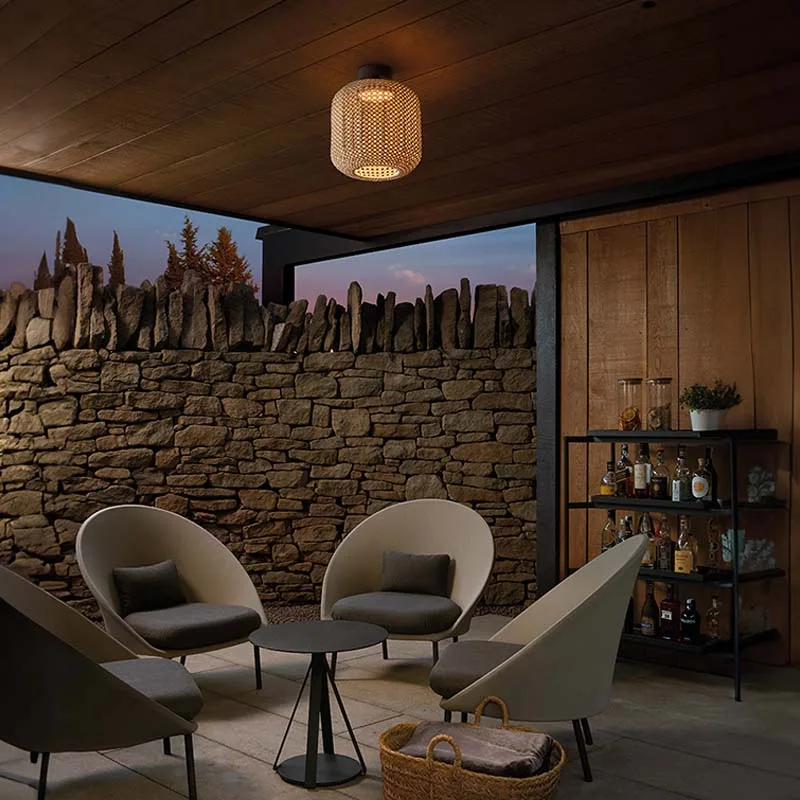 bover-nans-pf-31-led-deckenleuchte-aussen-braun-ambiente Bover Deckenleuchten