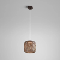Bover Nans S/31 LED-Pendelleuchte Outdoor braun