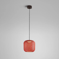 Bover Nans S/31 LED-Pendelleuchte Outdoor rot