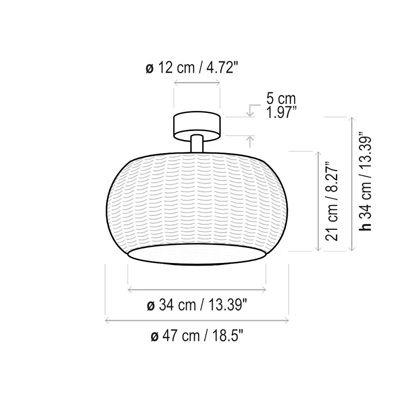Bover Perris PF/47 LED-Deckenleuchte Outdoor – Bild 5