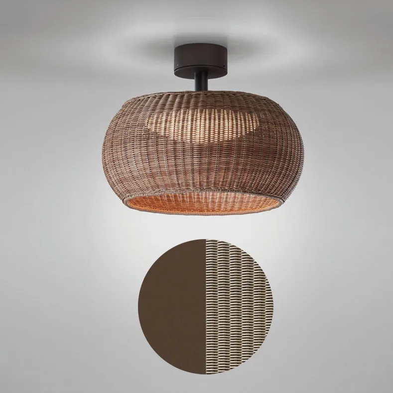 Bover Perris PF/47 LED-Deckenleuchte Outdoor Beige