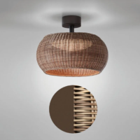Bover Perris PF/47 LED-Deckenleuchte Outdoor Braun