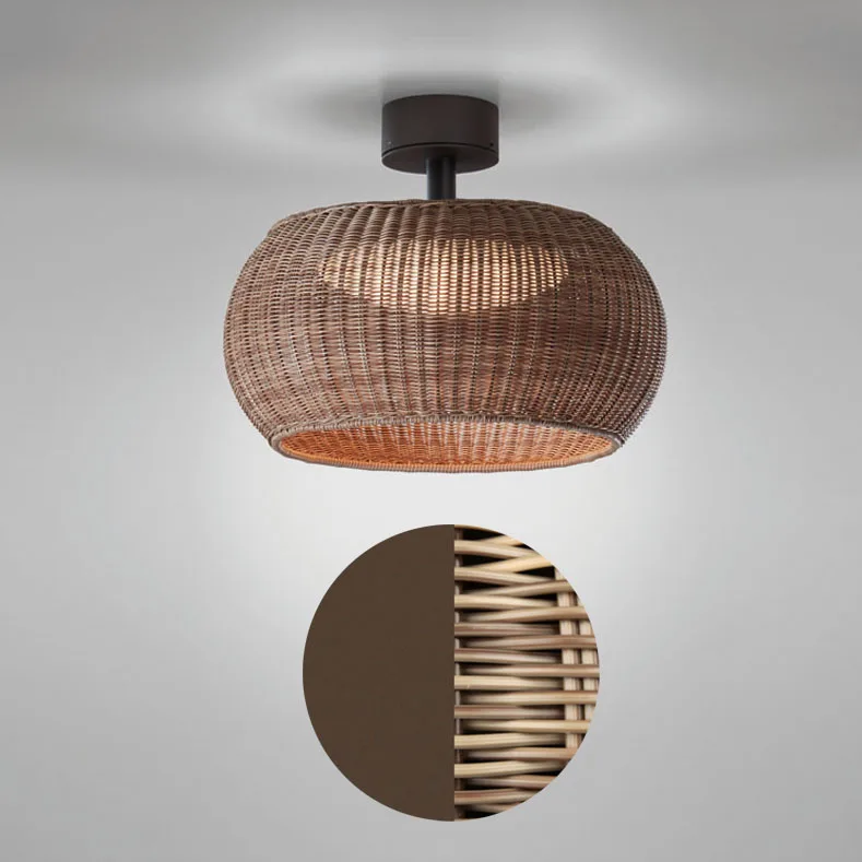 Bover Perris PF/47 LED-Deckenleuchte Outdoor Braun