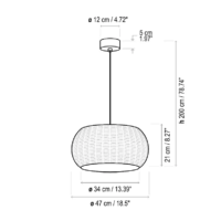 Bover Perris S/47 LED-Pendelleuchte Outdoor – Bild 5