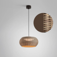 Bover Perris S/47 LED-Pendelleuchte Outdoor Braun