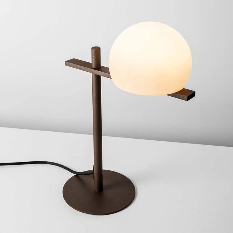 Estiluz Circ Outdoor LED-Tischleuchte M-3728X Rost