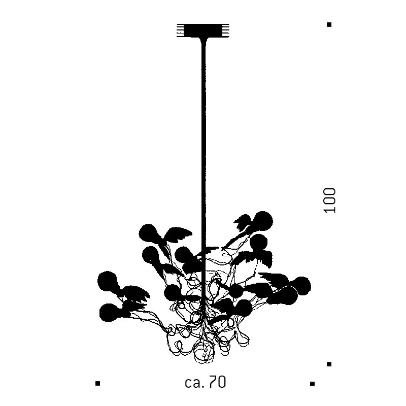 Ingo Maurer Birdie Pendelleuchte – Bild 6