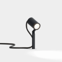 IP44 Piek 25 LED-Außenleuchte Pollerleuchte Deep Black