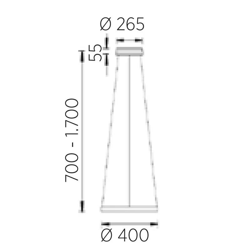 Knapstein Lisa-40 LED-Pendelleuchte – Bild 5