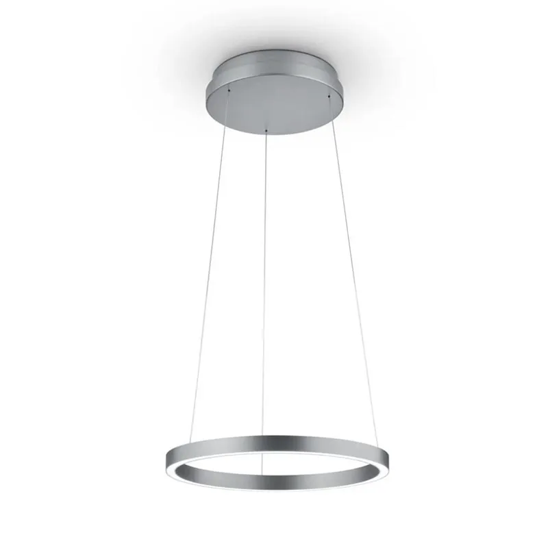 Knapstein Lisa-40 LED-Pendelleuchte mattnickel