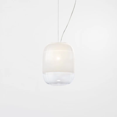 Prandina Gong S1 LED-Pendelleuchte Weiss