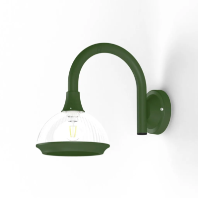 Roger Pradier Boléro N° 2 Außenwandleuchte Farngrün