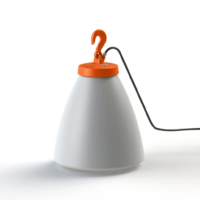 Roger Pradier Grumo N° 1 Mobile Außenleuchte Reinorange
