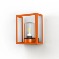 Roger Pradier Hugy N° 1 Außenwandleuchte Reinorange